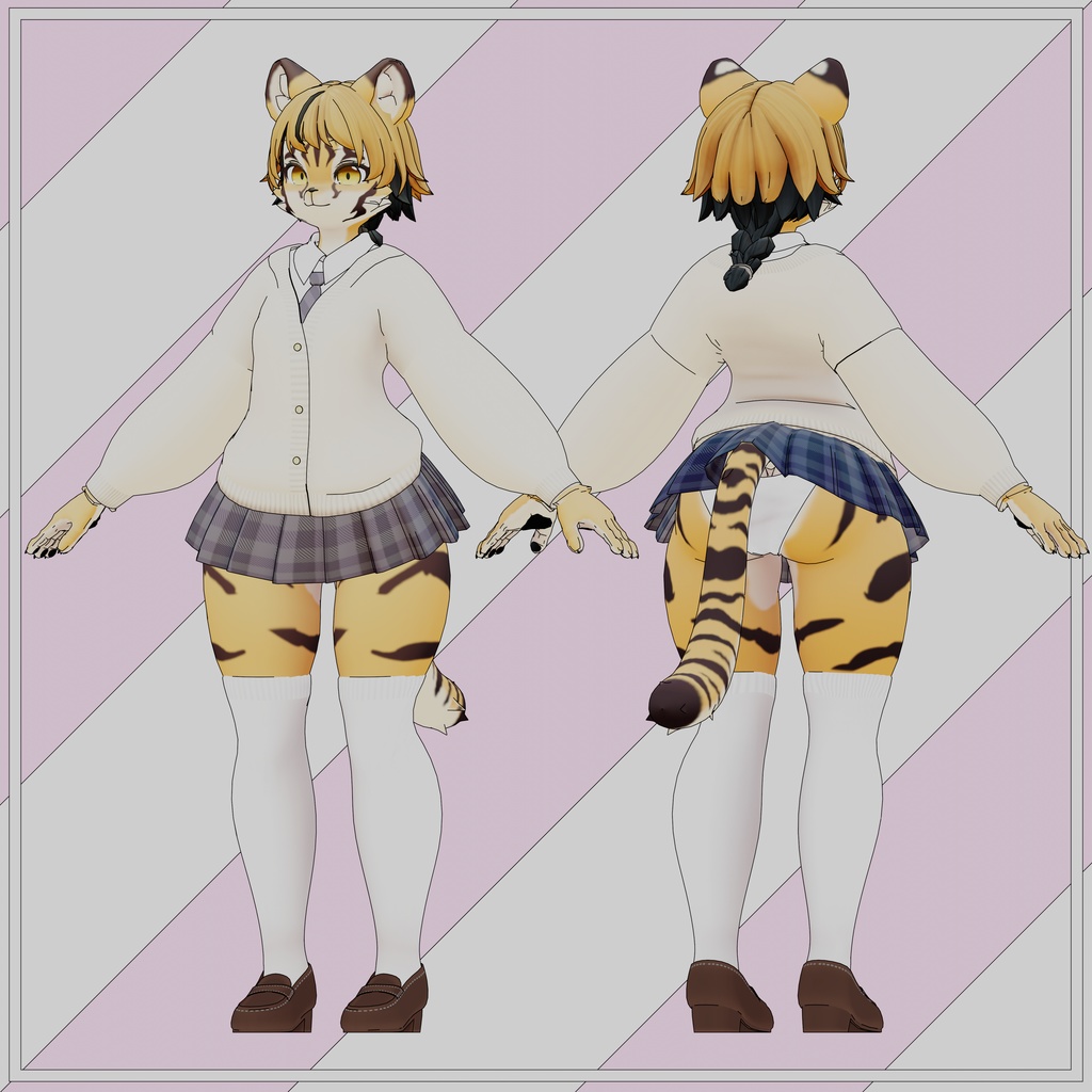 雷華ちゃん専用学生服(スパッツ付き)