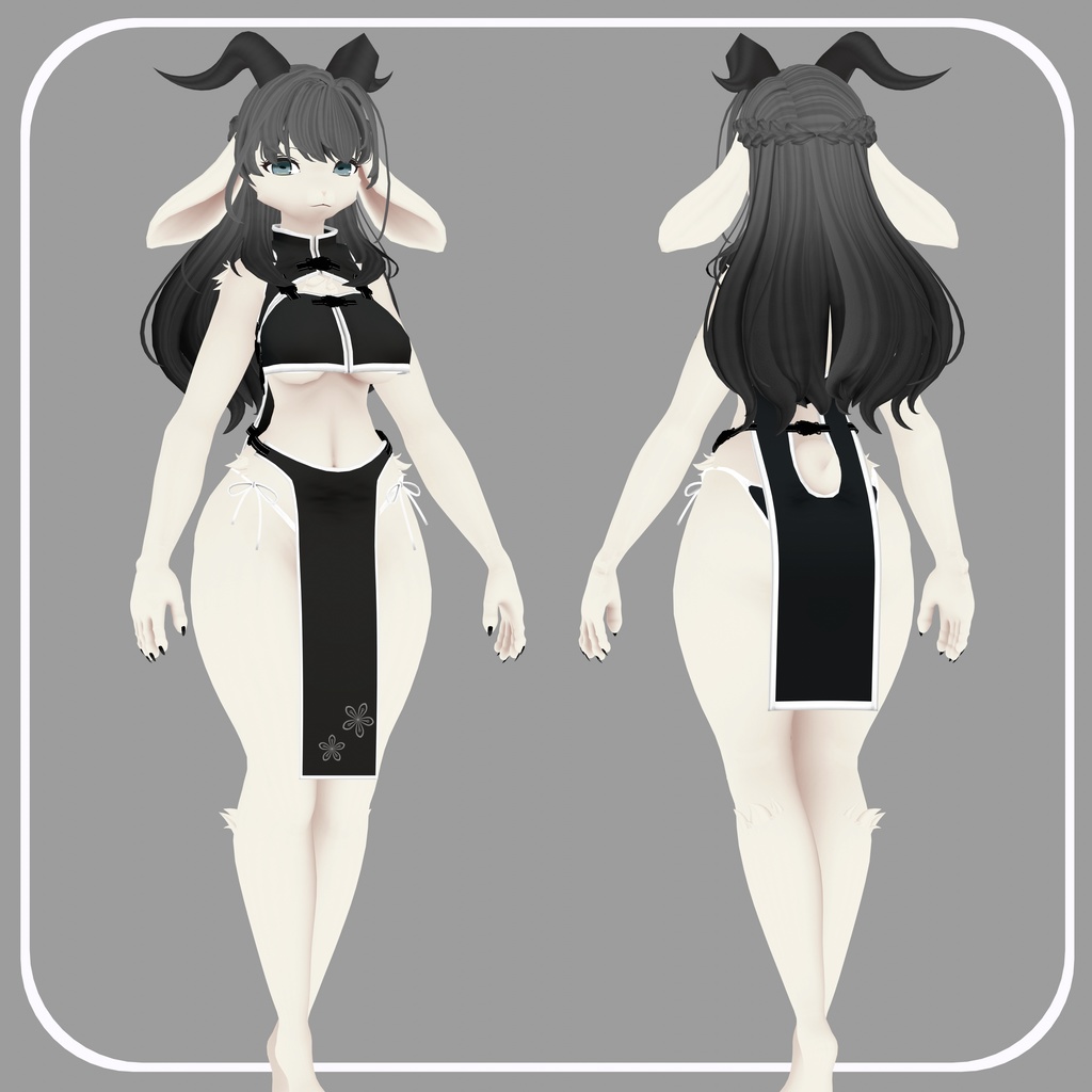 VRchat向けオリジナルアバター「藍華(aika)」