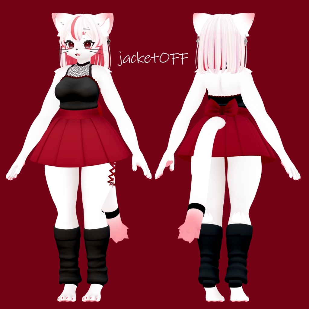 VRchat向けオリジナルアバター「Neige(ネージュ)」