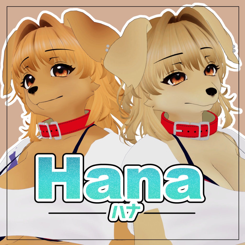 VRC向けオリジナル3Dモデル｢Hana(ハナ)｣