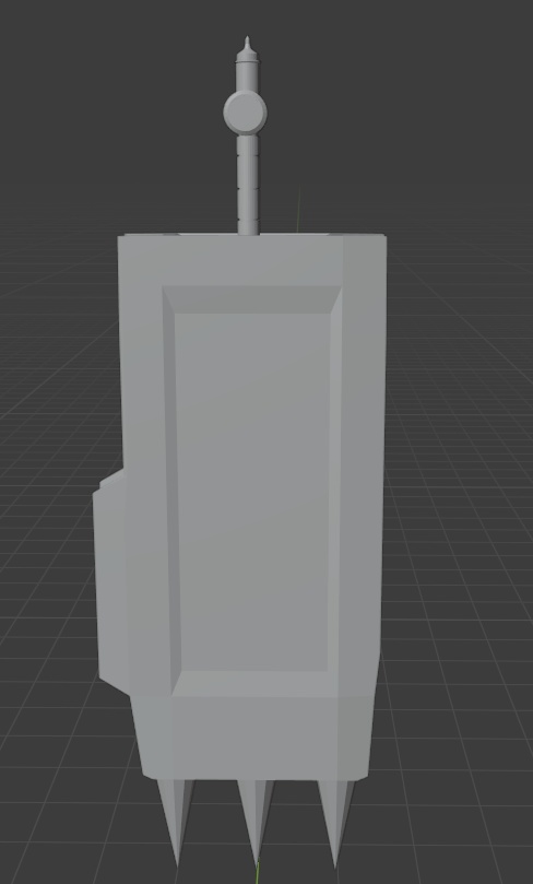 Untextured Parody Rosmontis Shield Blender Files
