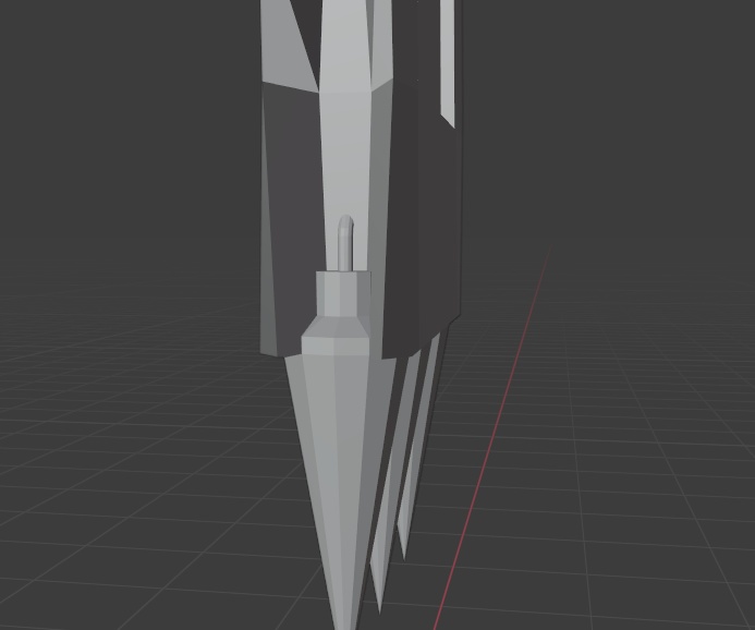 Untextured Parody Rosmontis Shield Blender Files