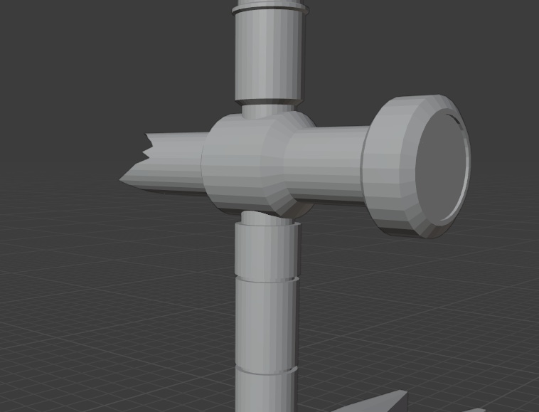 Untextured Parody Rosmontis Shield Blender Files