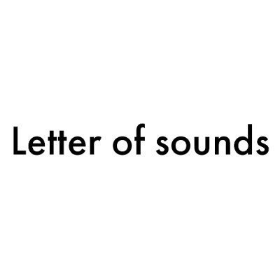 Letter of sounds