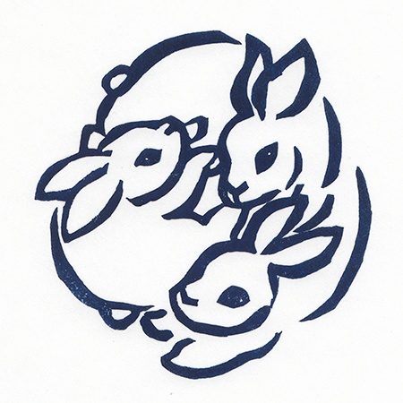 消しゴムはんこ　にわぞの