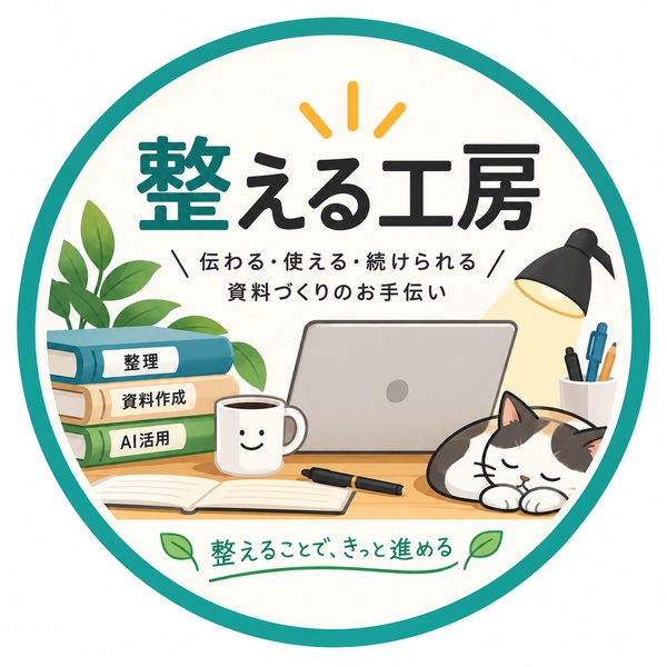 整える工房 「まとまらない」を、使える形へ。
