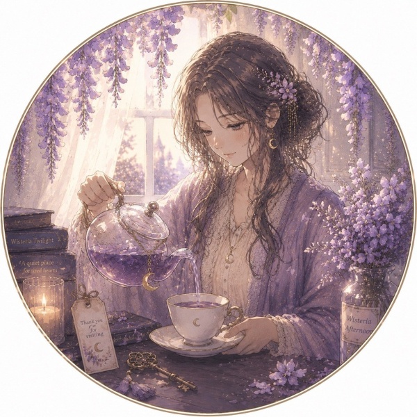 Wisteria Afternoon