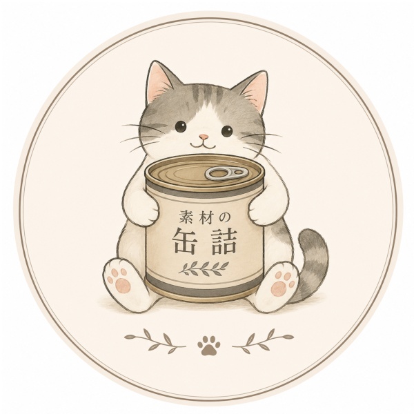 素材の缶詰