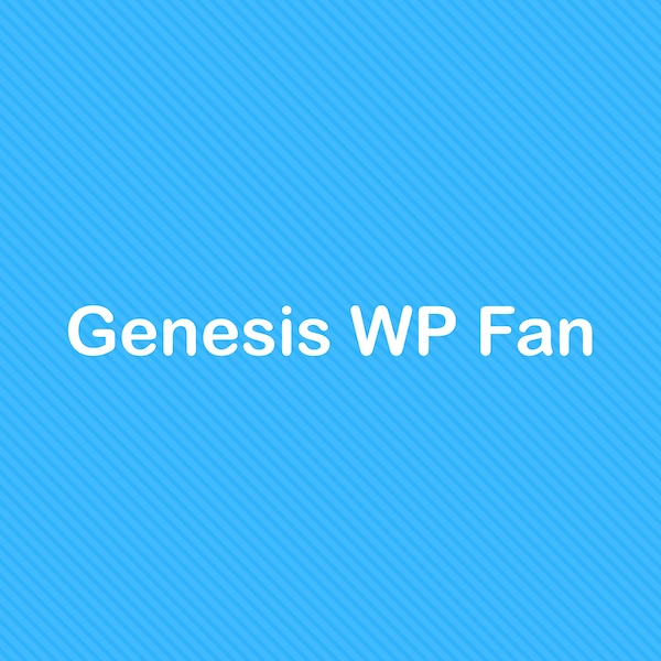 Genesis WP Fan