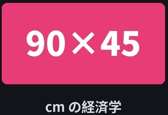 90×45cmの経済学