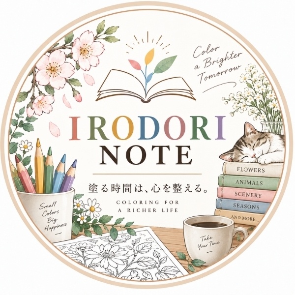 いろどり塗り絵｜大人のための塗り絵素材