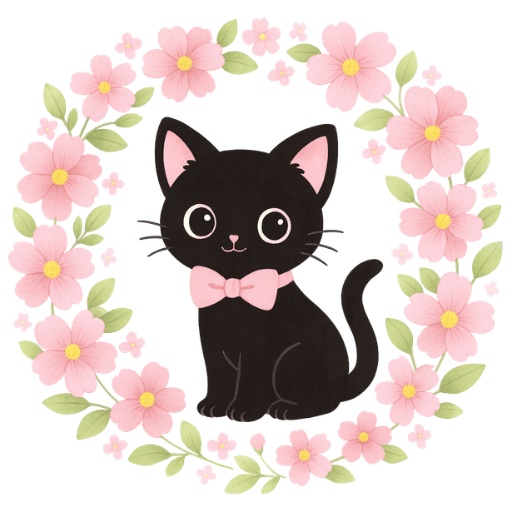 黒ねこ花だより