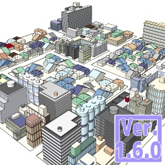漫画背景素材・３Dモデル販売：pi0ip