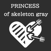 PRINCESS of skeleton gray